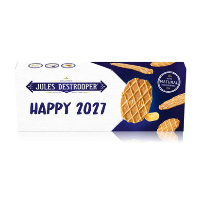 Jules Destrooper Natuurboterwafels - "Happy 2027" - 100g