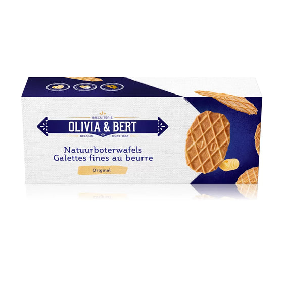 Jules Destrooper Natuurboterwafels - in pijl - PERSO - 2x100g - 200g
