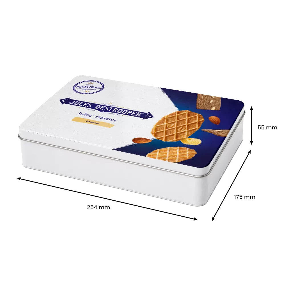 Jules Destrooper XL Jules' Classics - Natuurboterwafels & Fijne amandelkoekjes - 350g
