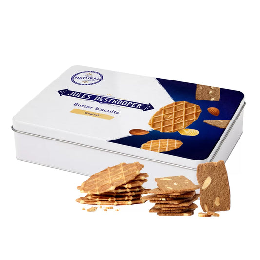 Jules Destrooper XL Koekjesmix - Natuurboterwafels & Fijne amandelkoekjes - 350g