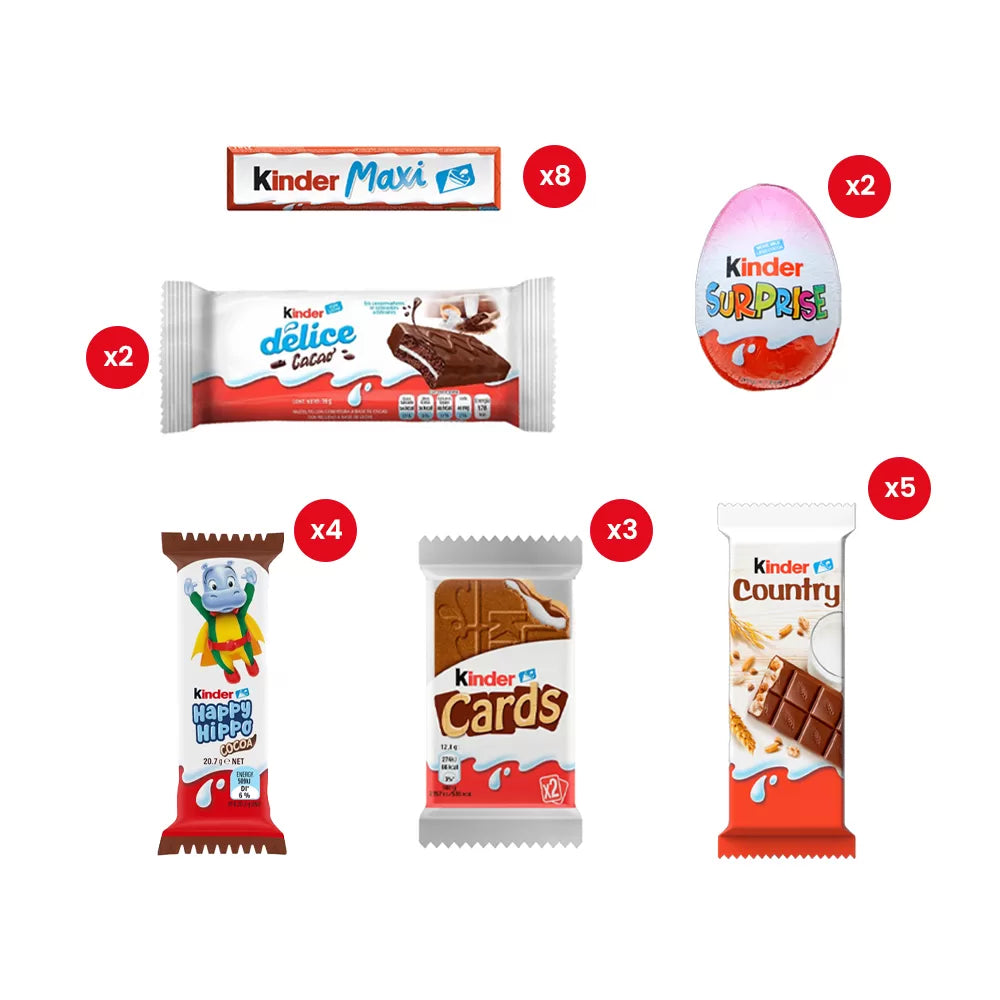 Kinder selection Happy chocolade mix - 563g