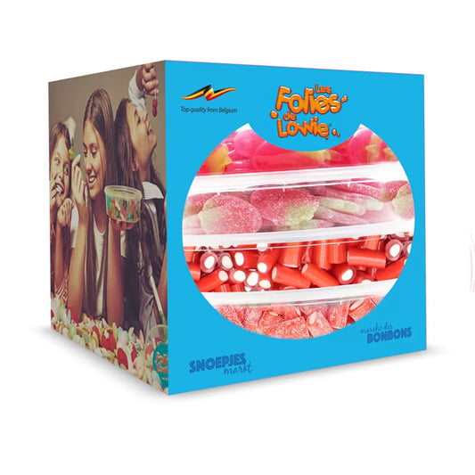 Les Folies de Lowie cadeau 'Aardbeien mix' 4 soorten - 1950g