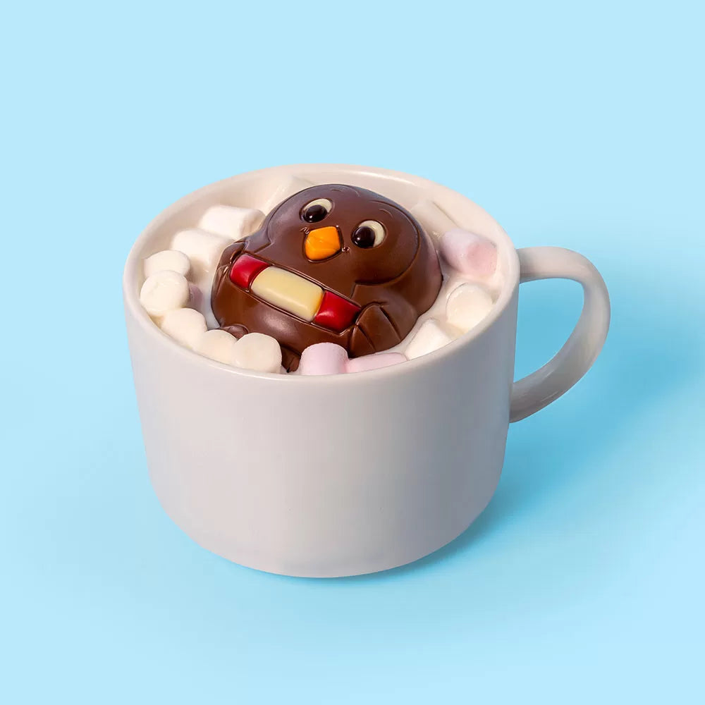 Libeert Chocolate Bomb met marshmallows - 2 chocoladefiguren - 80g