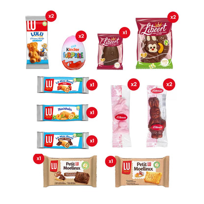Libeert, Kinder & LU Pasen chocolade mix - Tinbox L - PERSO - 369g