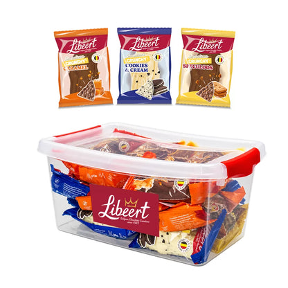 Libeert Sensations flowpack Sint mix - 18 stuks chocoladefiguren - 38g