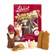 Libeert Sinterklaasbox - chocolademunten, speculoos, nicnacs, guimauves - 290g