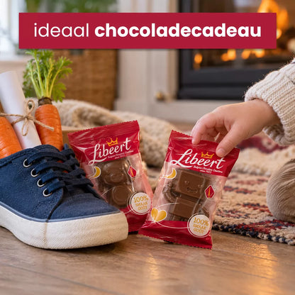 Libeert Sintfiguren melkchocolade - 100 stuks (13g) - 1300g