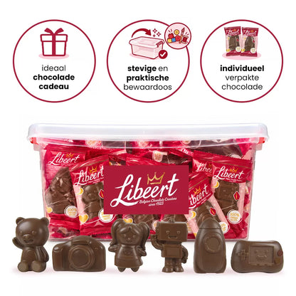 Libeert Sintfiguren melkchocolade - 35 stuks (13g) - 455g