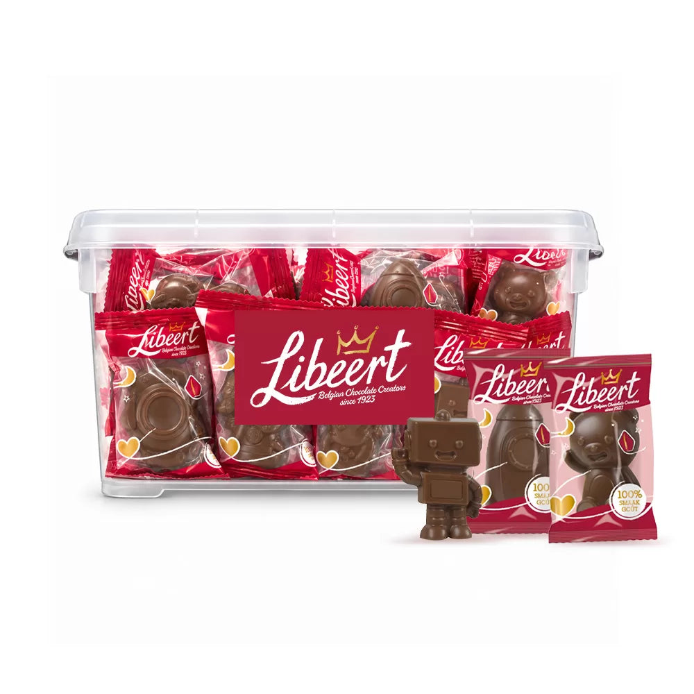 Libeert Sintfiguren melkchocolade - 50 stuks (13g) - 650g