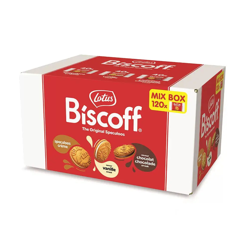Lotus Biscoff horeca mix box - 120 stuks