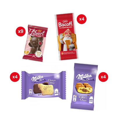 Lotus Biscoff, Libeert & Milka Sinterklaas mix - 570g