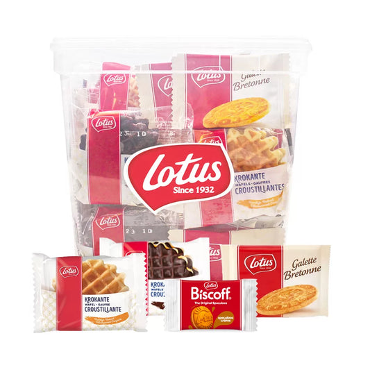 Lotus Krokante wafels, Bretons Botergaletje & speculoos gevuld speculooscrème - 66st. - 738g