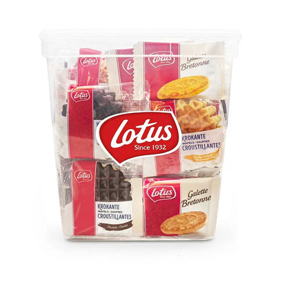 Lotus Krokante wafels, Bretons Botergaletje & speculoos gevuld speculooscrème - 66st. - 758g