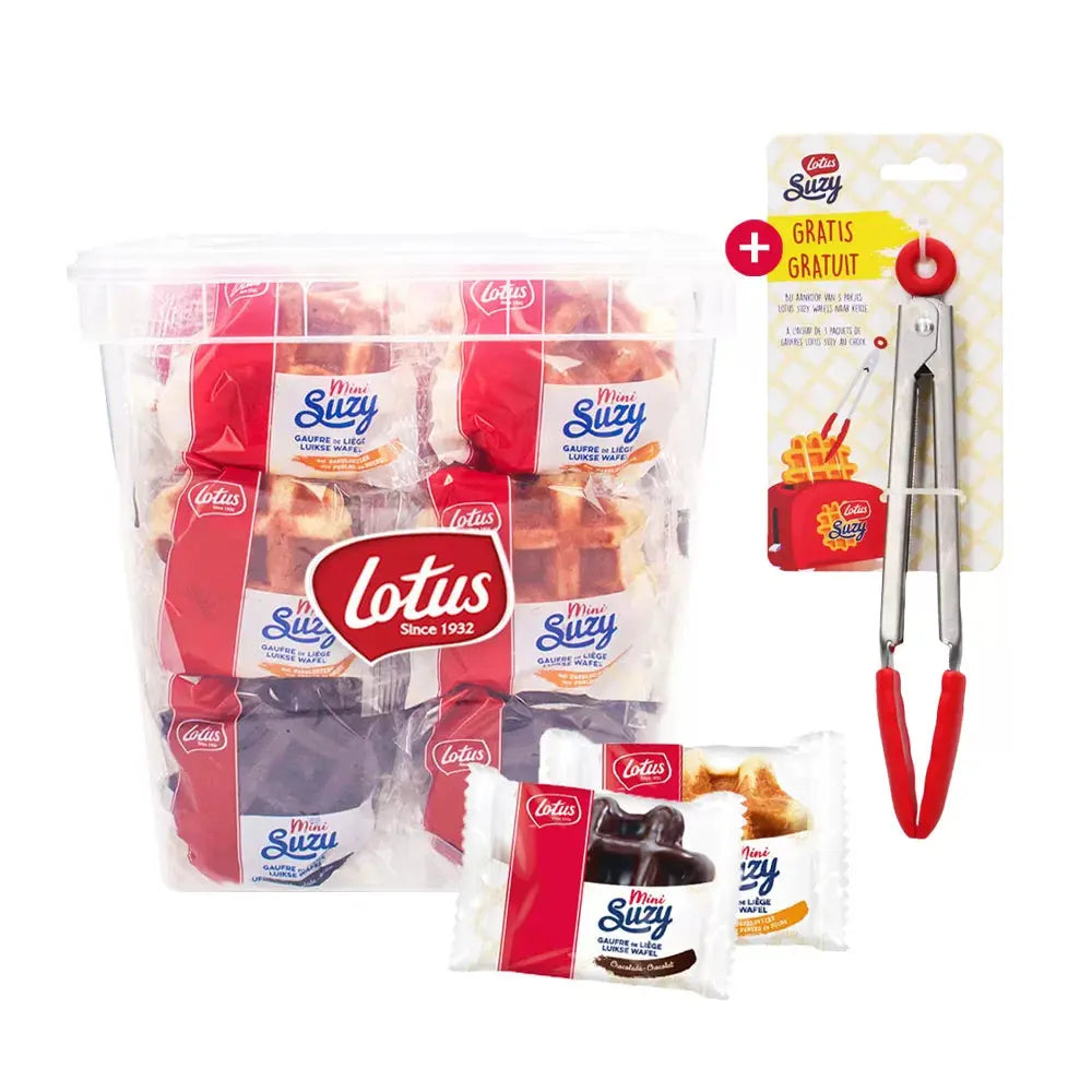 Lotus Mini Suzy Collection met Lotus knijptang - vanille & chocolade - 1074g