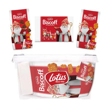 Lotus Sint koekjespakket - speculoos mini's & Klaasdoosje - 480g