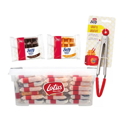 Lotus Suzy Vanille & Chocolade Wafels met knijptang - 1860g