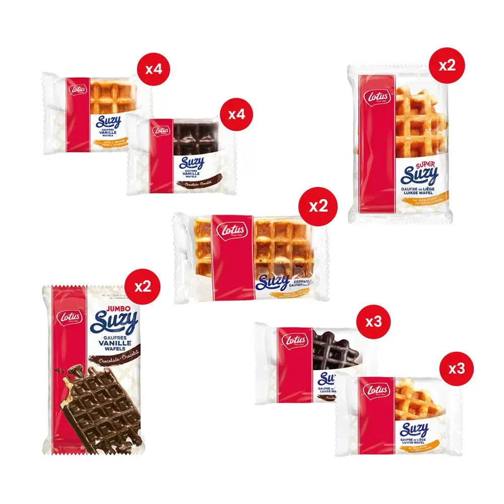 Lotus wafel assortiment - 20 stuks - 912g