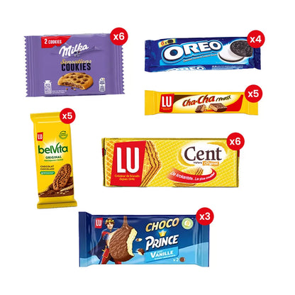 LU, Milka, Oreo koekjes maandpakket - 29 stuks - 1439g