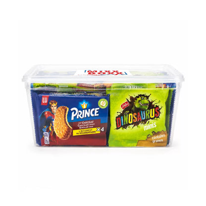 LU Prince & Lotus Dinosaurus vieruurtjes koekjespakket - 15 stuks - 618g