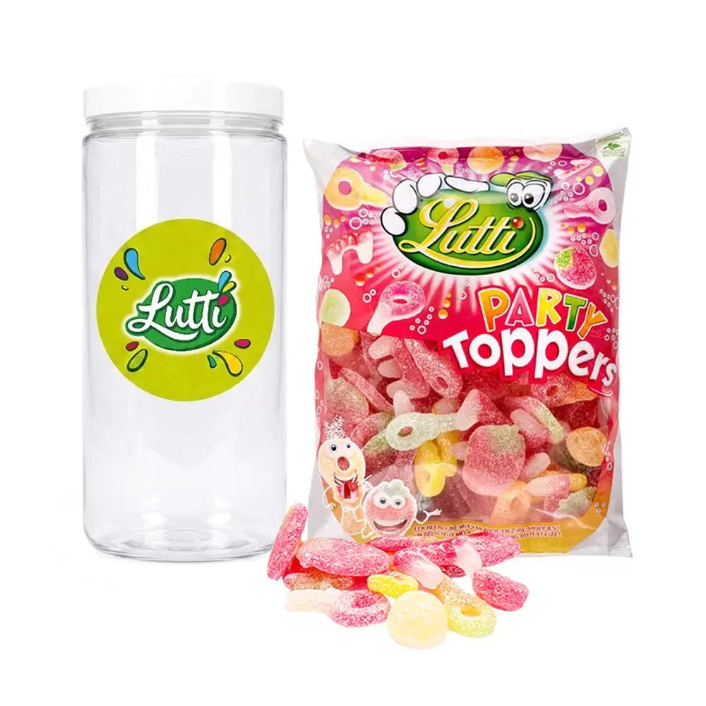 Lutti Party toppers kotpot snoepmix - 1000g