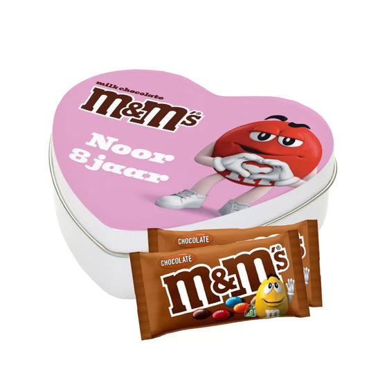 M&M's geschenkdoos hartje - choc - PERSO - 90g