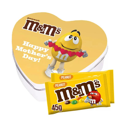 M&M's geschenkdoos hartje 'Happy Mother's Day!' - peanut - 90g