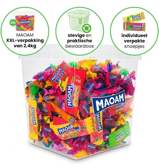 MAOAM MaoMixx snoep - strooigoed - 6 soorten snoep - 2400g
