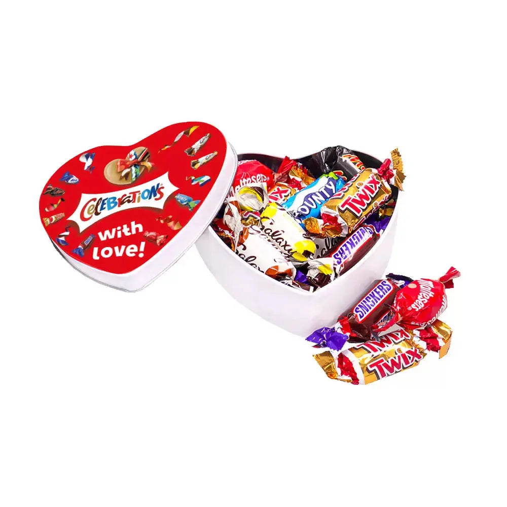 Mars Celebrations geschenkdoos hartje "with love!" - 120g