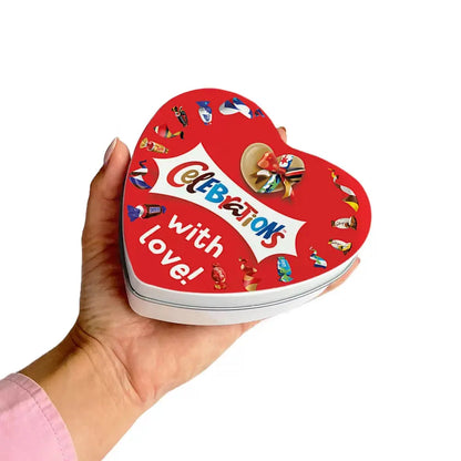 Mars Celebrations geschenkdoos hartje "with love!" - 120g