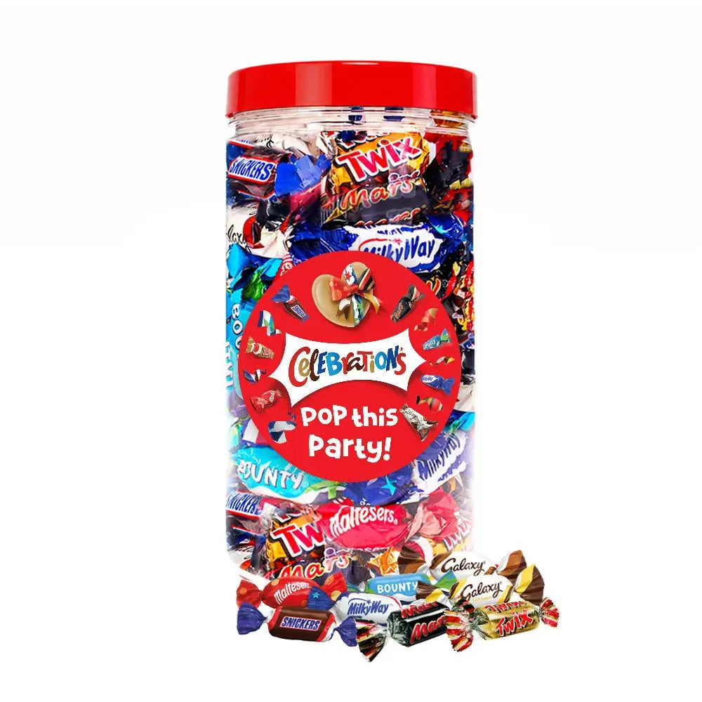 Mars Celebrations mega chocolademix "pop this party!" - 580g