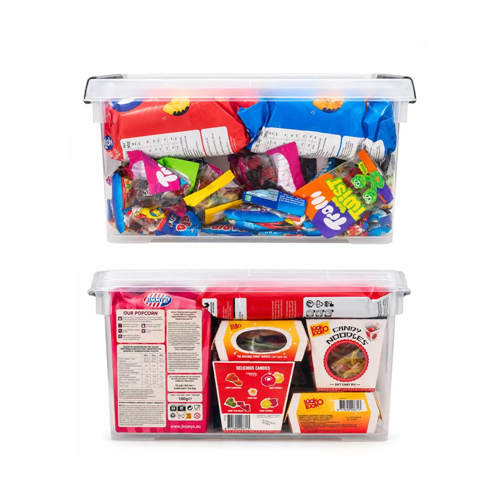Mega Party Mix Box - Croky, Haribo, Look-O-Look, Trolli & popcorn - 2021g