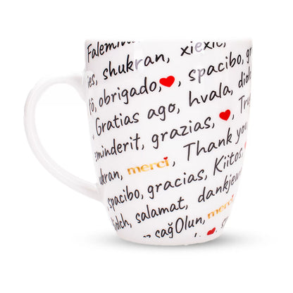 merci geschenkpakket voor de meester met chocolade en mok - bedank de leerkracht - 950g