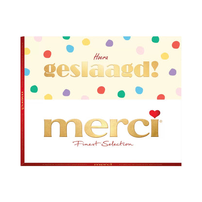 merci "Hoera geslaagd - 2" - merci Finest Selection Assorted chocolade - 250g
