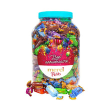 merci Petits chocolade - "Bon Anniversaire" (design 2) - 1400g