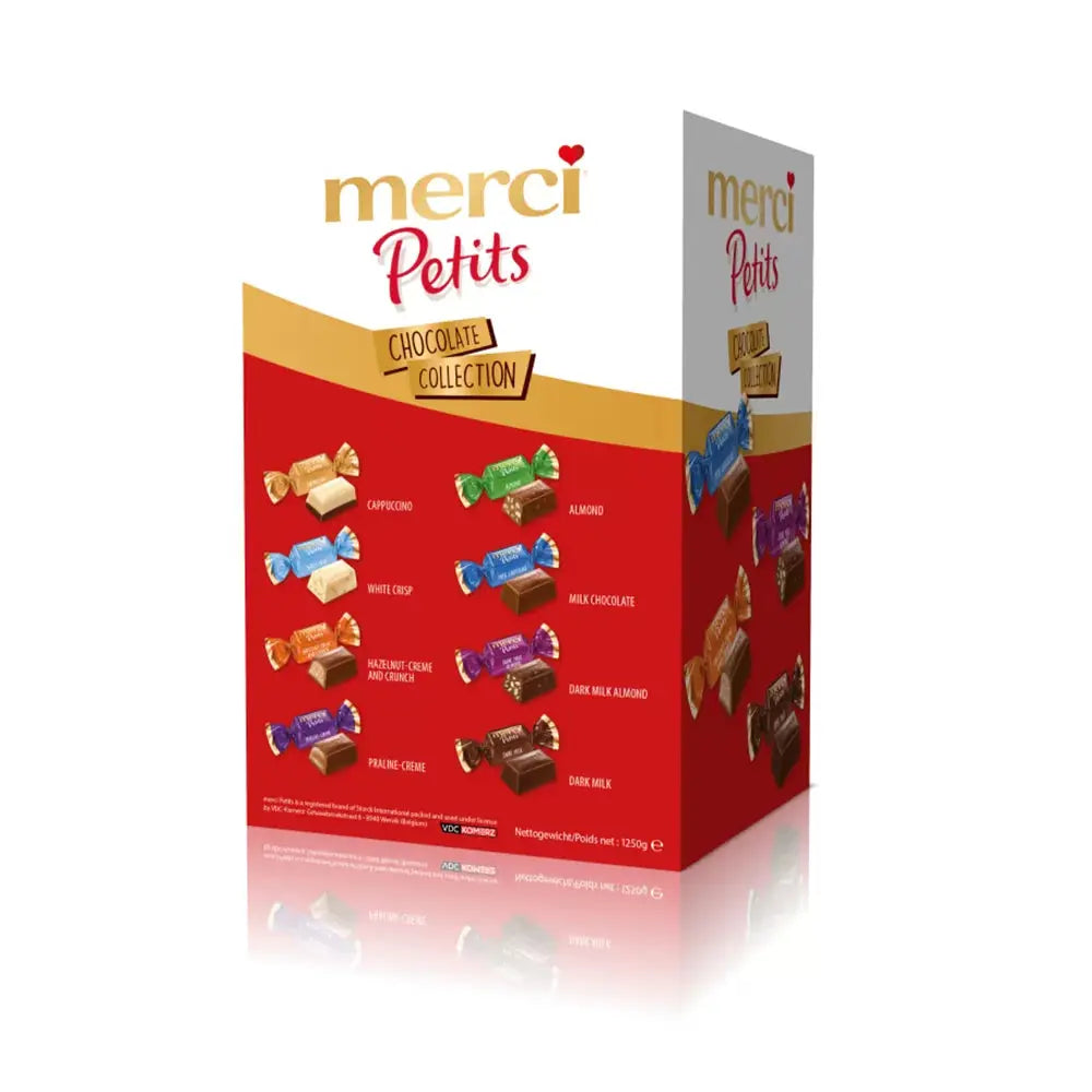 merci Petits chocolate collection - dispenser voor bij de koffie - 1250g