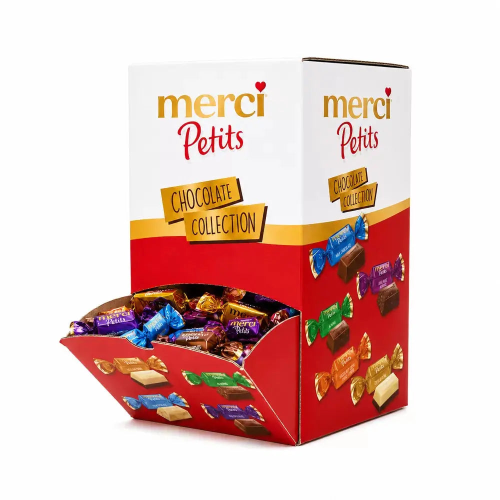 merci Petits chocolate collection - dispenser voor bij de koffie - 1250g