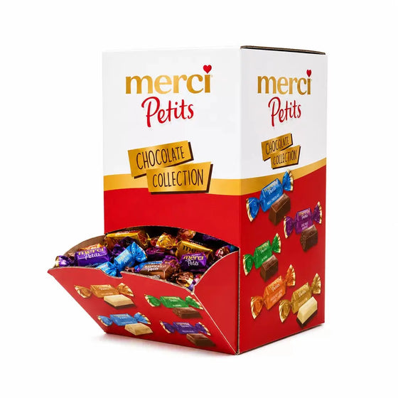 merci Petits chocolate collection - dispenser voor bij de koffie - 1250g