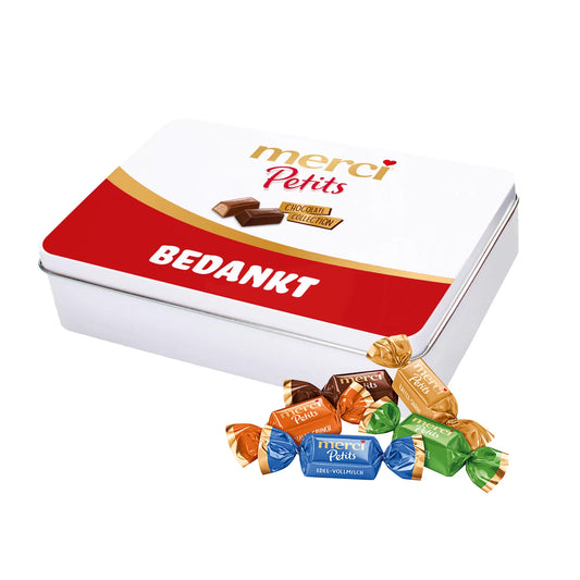 merci Petits Collection box "Bedankt" - mix van smaken - 250g