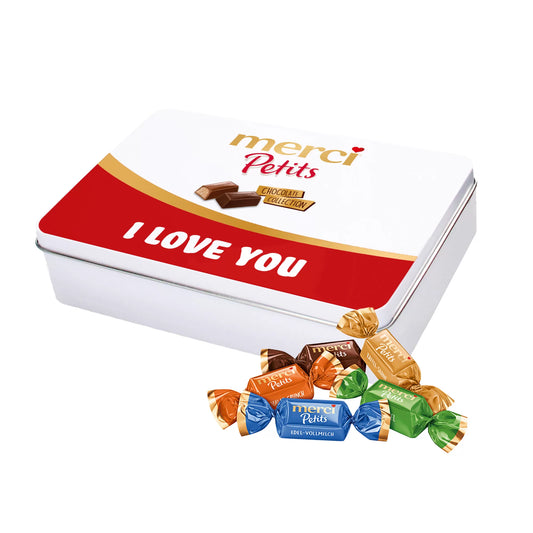 merci Petits Collection box "I love you" - mix van smaken - 250g