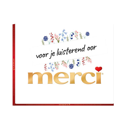 merci voor je luisterend oor - merci Finest Selection Assorti chocolade - 8 smaken - 250g