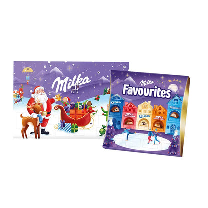 Milka Advent Collection: Milka Adventskalender + Milka Favourites adventskalender - 406g