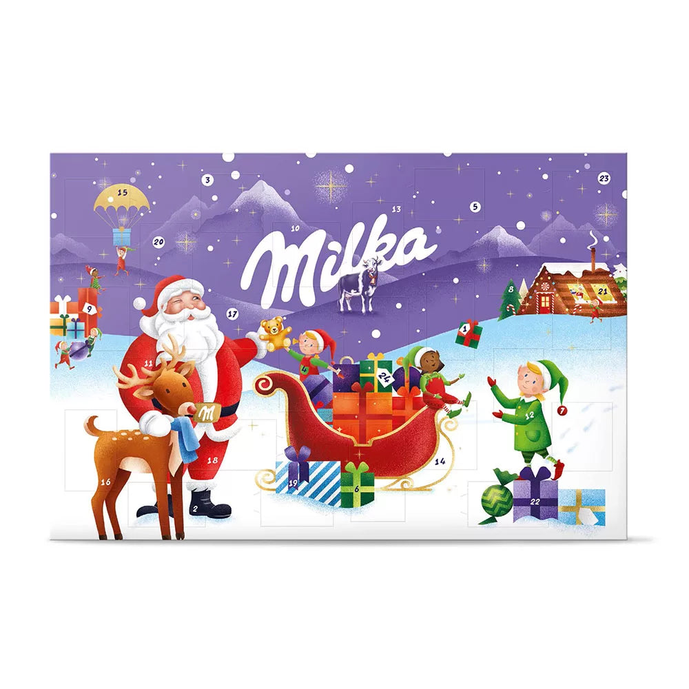 Milka Advent Collection: Milka Adventskalender + Milka Favourites adventskalender - 406g
