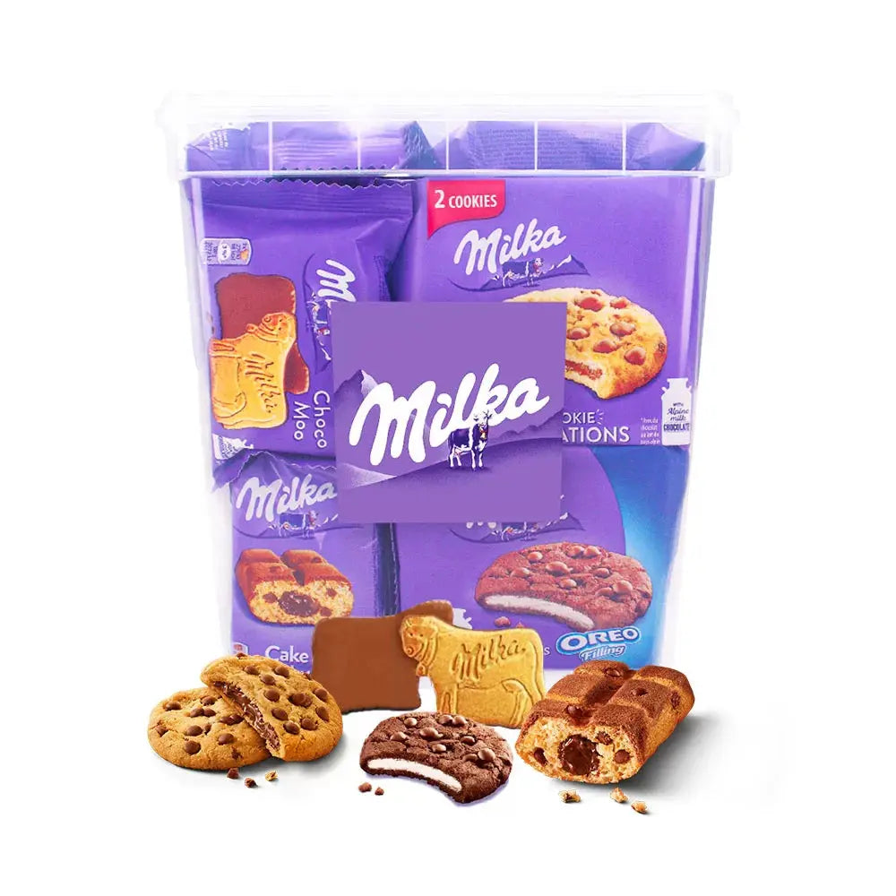Milka Best of cookies - koekjespakket XL - 24 koekjes - 1084g
