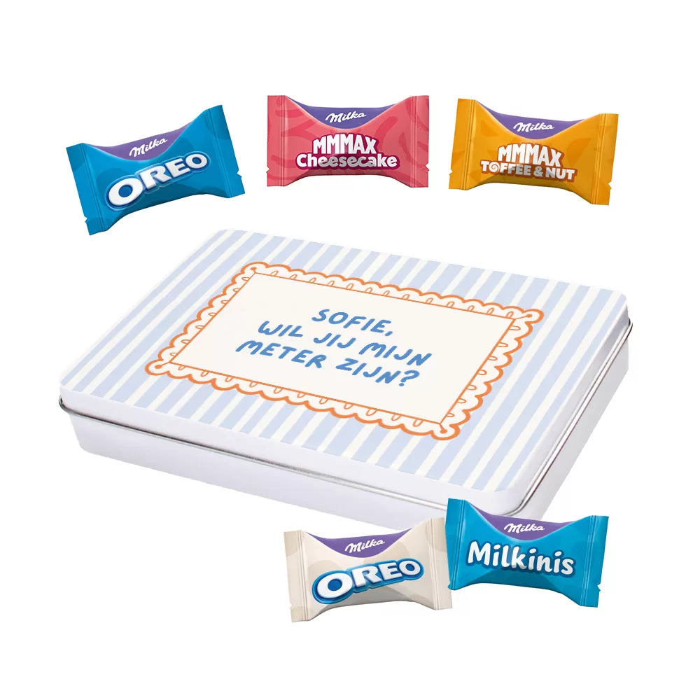 Milka Favourites - Tinbox P - Full PERSO - 100g