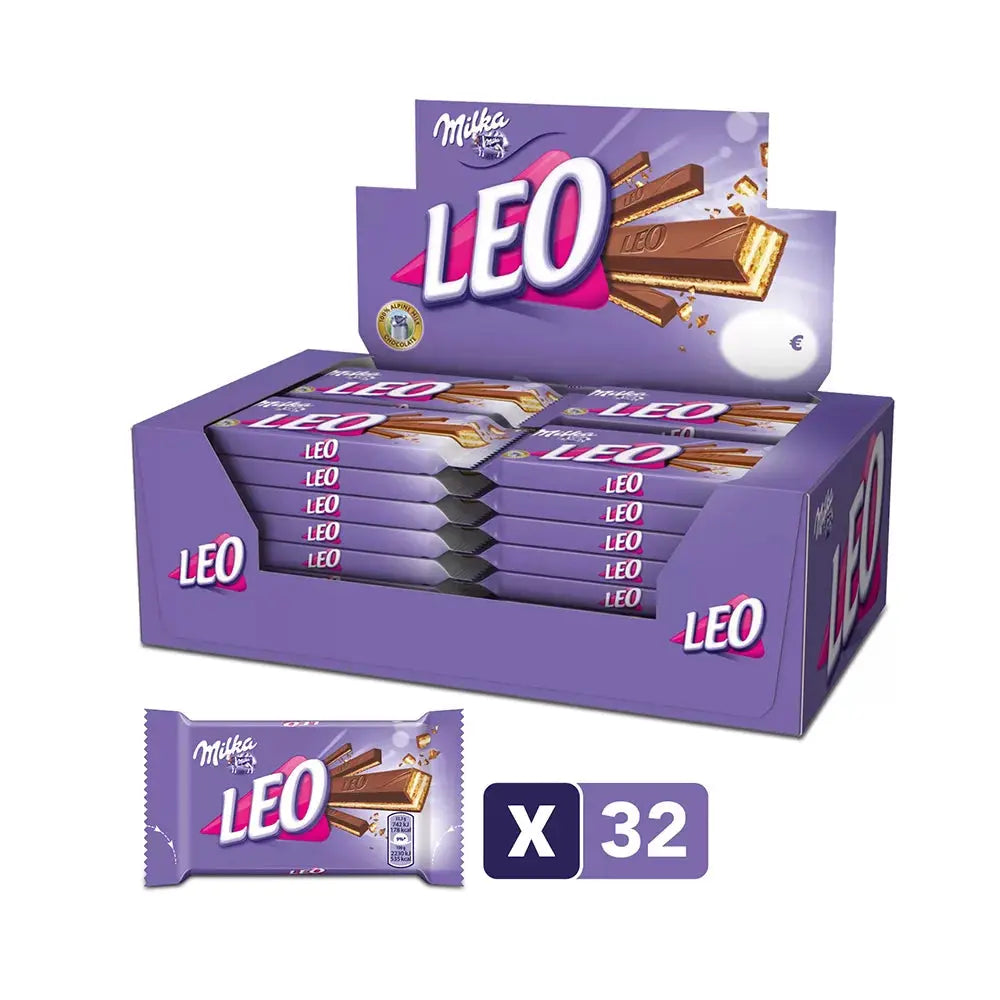 Milka Leo chocoladetabletten melk - 33g x32