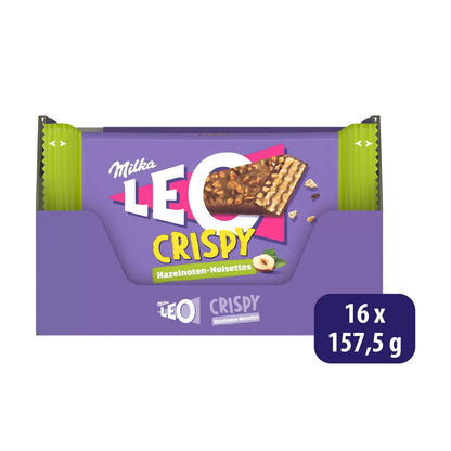 Milka Leo Crispy Nuts - 31.5g x5 x 16
