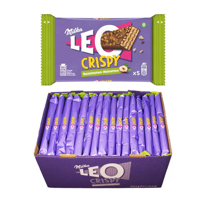 Milka Leo Crispy Nuts - 31.5g x5 x 16