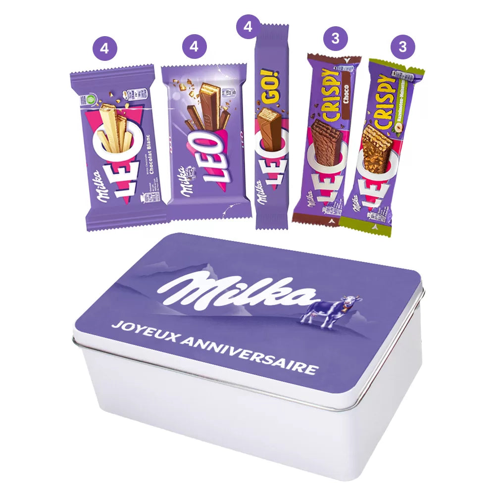 Milka Leo Mix Collection Box "Joyeux anniversaire" - 646g