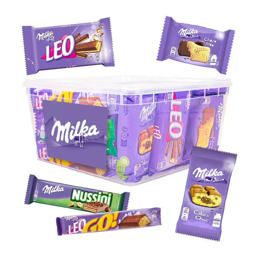 Milka maandpakket - koekjes met chocolade - 28 stuks - 1031g