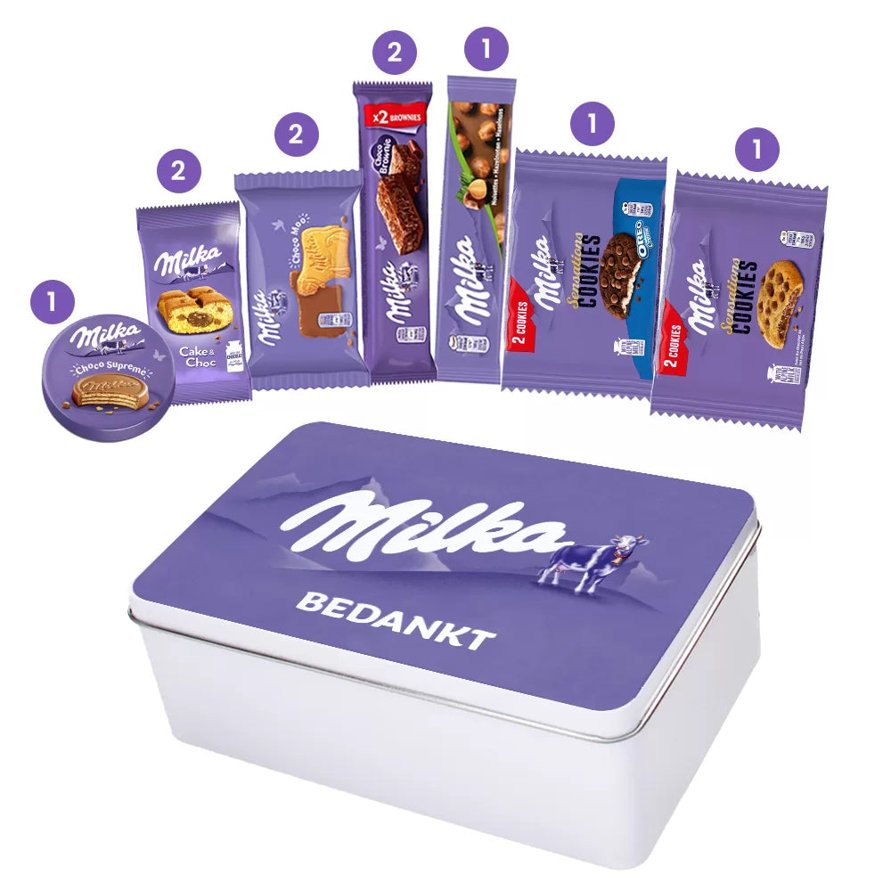Milka Mix Collection Box "Bedankt" - 429g